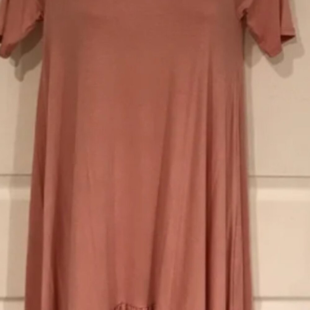 NWT Agnes & Dora Ruffle Tunic in Pink